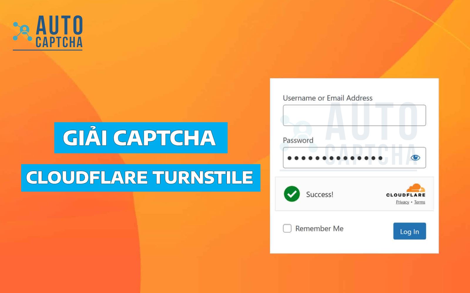 Giải Captcha Cloudflare Giải Captcha Cloudflare