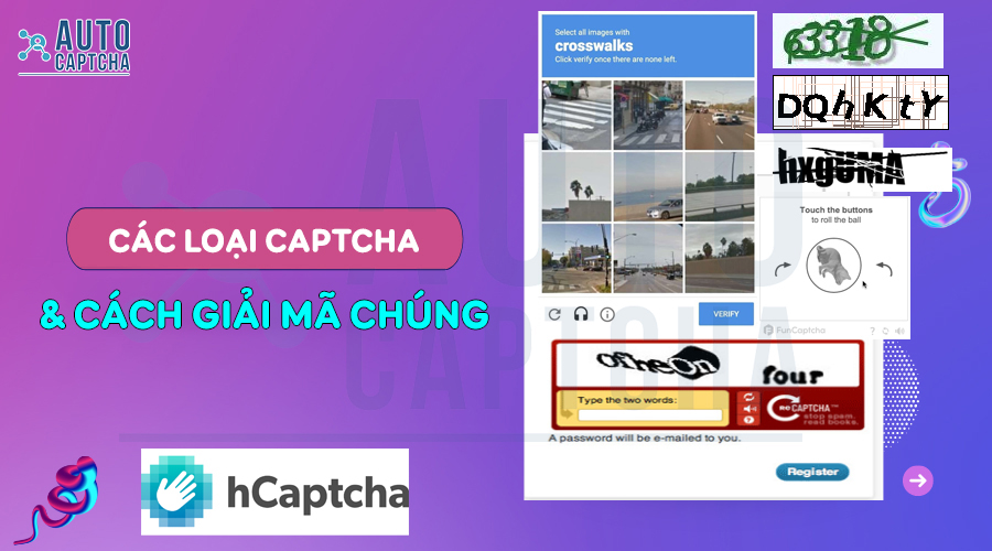 các loại giải mã captcha