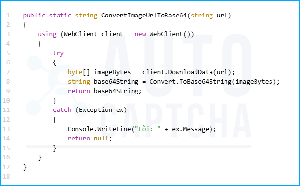 Cách chuyển ảnh Captcha sang Base64 bằng C#