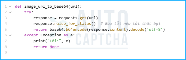 Cách chuyển ảnh Captcha sang Base64 bằng Python