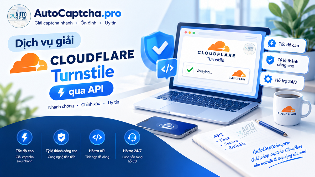 Giải Cloudflare Turnstile