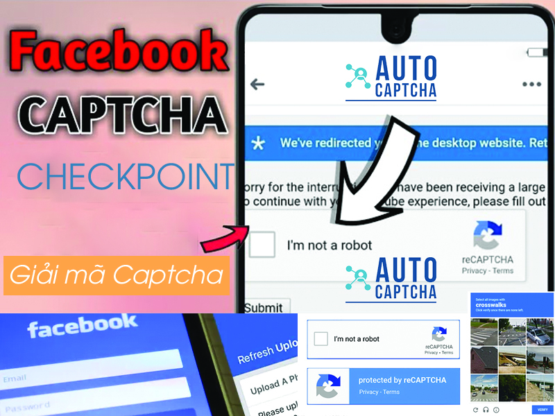 giải captcha facebook