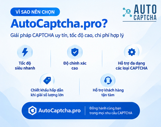 Autocaptcha - Dịch vụ Giải Captcha uy tín
