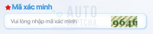 Giải Captcha số, nền nhiễu