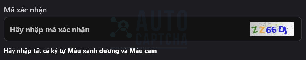 giải mã captcha text lọc màu xanh dương và màu cam