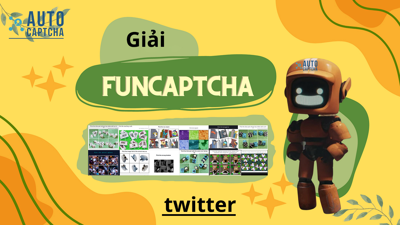 giải funcaptcha twitter