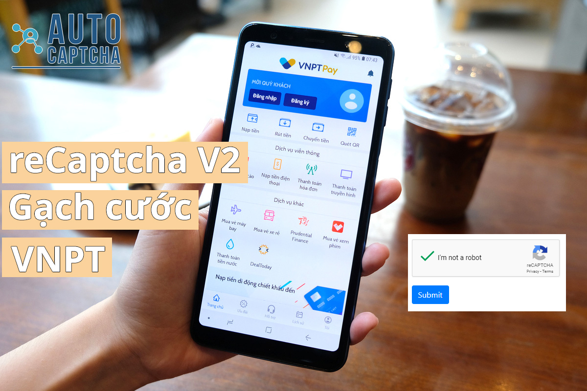 giải reCaptcha v2 gạch cước VNPT